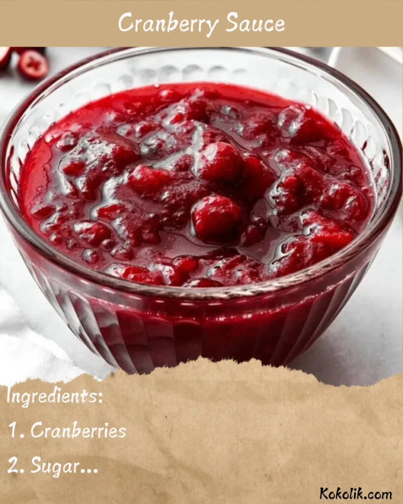 Cranberry Sauce