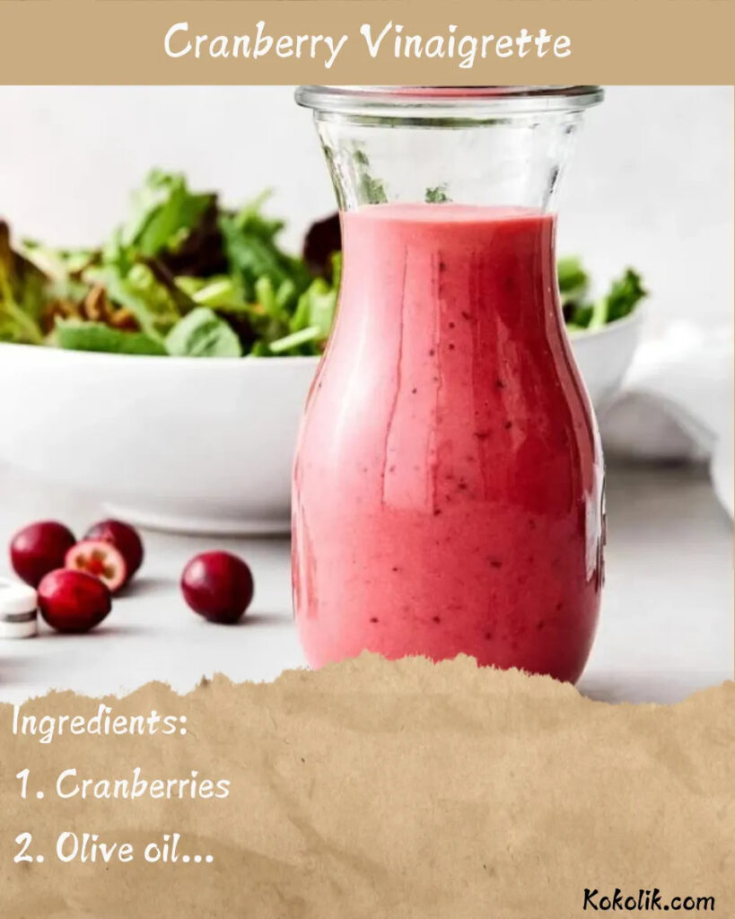 Cranberry Vinaigrette